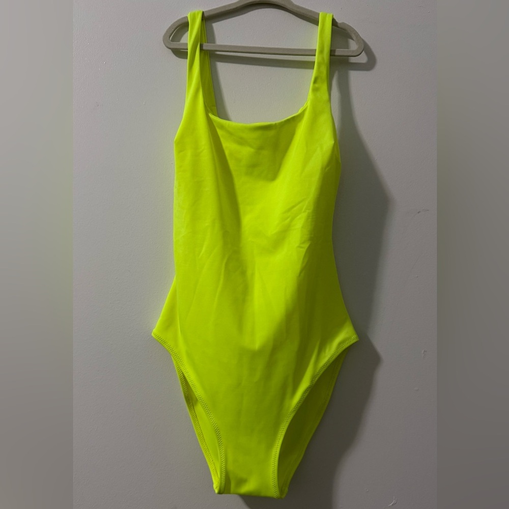 araks lime green one piece swimsuit XS